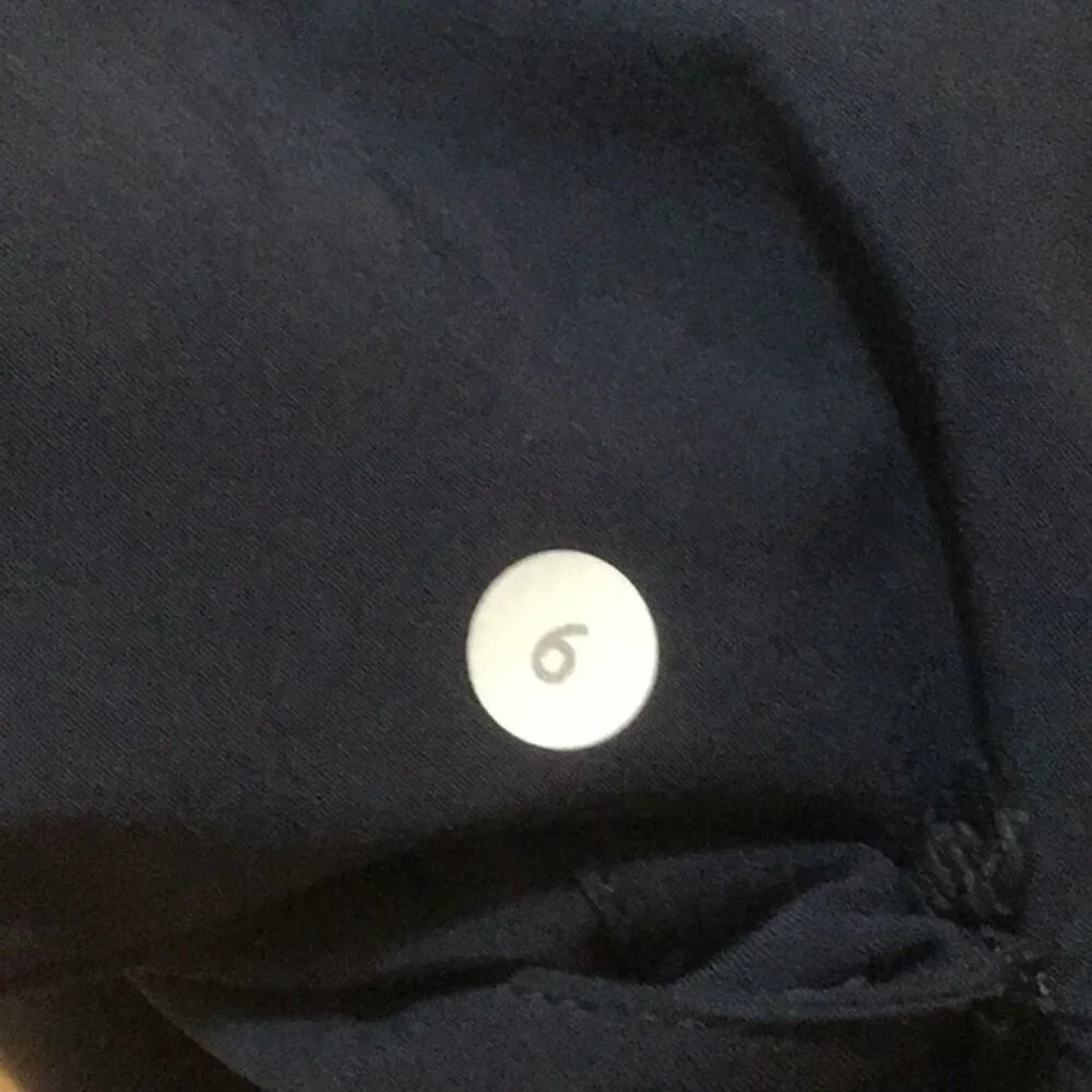 Lululemon Satin Trim Tuxedo Pant Navy Like New - Picture 14 of 14